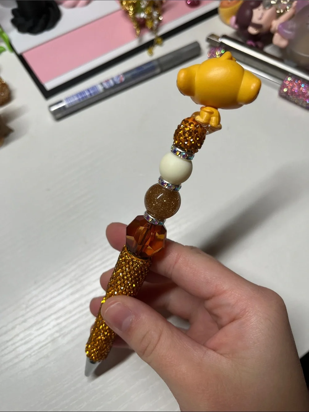Lion King lightweight fancy beaded pen